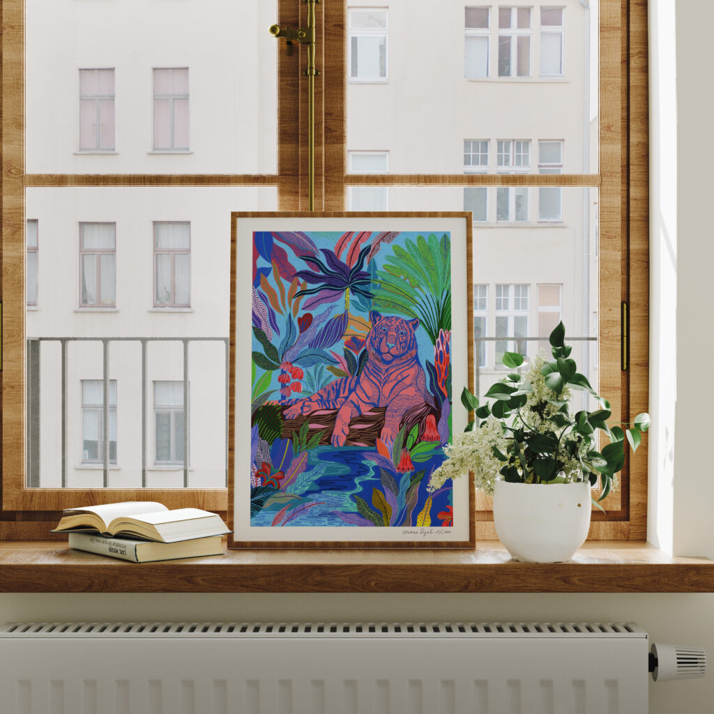 tigre-rose-orane-sigal-lasigalerie-tirage-art-illustration-lyon- 3